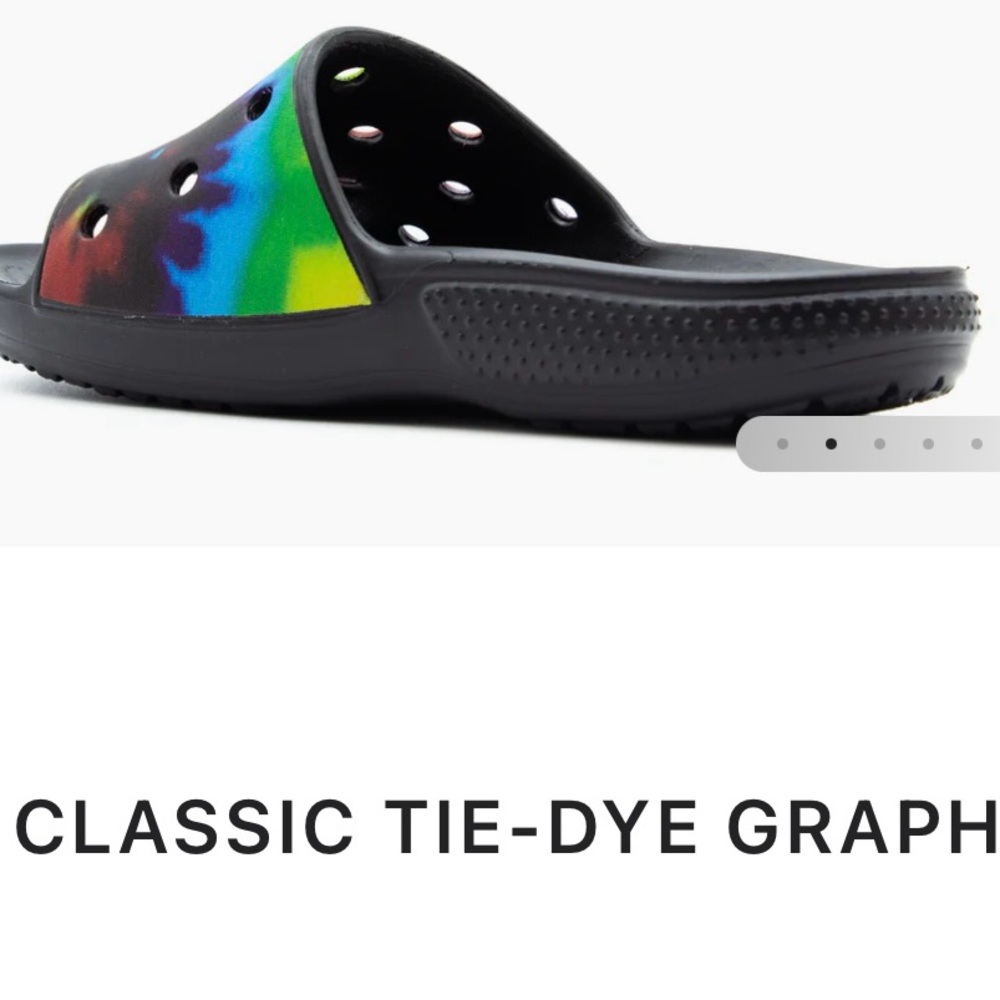 CROCS Tie-Dye Slide Sandals - Picture 4 of 7